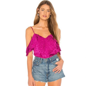 Majorelle Izabel Top in Margenta, size XXS